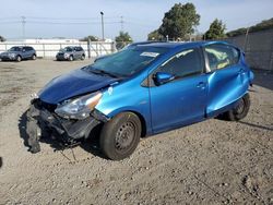 Salvage cars for sale from Copart San Diego, CA: 2015 Toyota Prius C