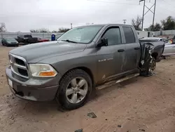 Salvage trucks for sale at Oklahoma City, OK auction: 2012 Dodge RAM 1500 ST