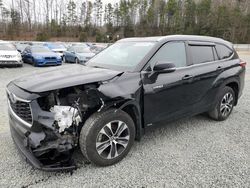 Salvage cars for sale at Concord, NC auction: 2020 Toyota Highlander Hybrid XLE