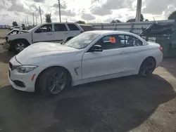 Salvage cars for sale at Miami, FL auction: 2014 BMW 428 XI Sulev