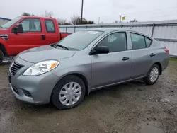 Nissan salvage cars for sale: 2012 Nissan Versa S