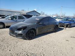 Salvage cars for sale at Pekin, IL auction: 2020 Tesla Model 3