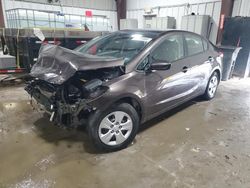 Salvage cars for sale from Copart West Mifflin, PA: 2017 KIA Forte LX