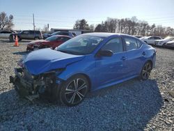 Nissan salvage cars for sale: 2021 Nissan Sentra SR