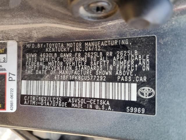 2012 Toyota Camry Base