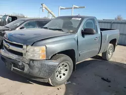 Salvage trucks for sale at Kansas City, KS auction: 2008 Chevrolet Silverado C1500