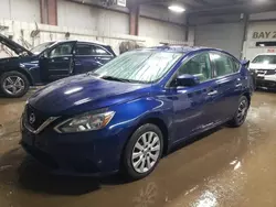 Salvage cars for sale at Elgin, IL auction: 2017 Nissan Sentra S