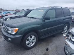 Salvage cars for sale at Dyer, IN auction: 2004 Toyota Land Cruiser