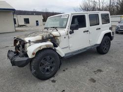 Salvage cars for sale from Copart Grantville, PA: 2014 Jeep Wrangler Unlimited Sahara