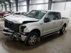 Salvage cars for sale at Ham Lake, MN auction: 2015 Ford F150 Supercrew