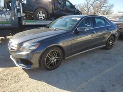 Salvage cars for sale at Wichita, KS auction: 2015 Mercedes-Benz E 350 4matic