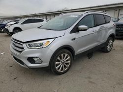 Salvage cars for sale at Louisville, KY auction: 2017 Ford Escape Titanium