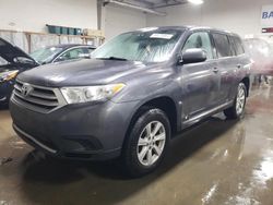 Toyota Vehiculos salvage en venta: 2013 Toyota Highlander Base