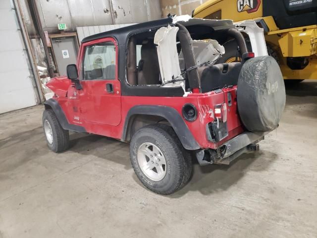 2005 Jeep Wrangler / TJ Sport