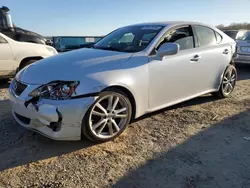 Salvage cars for sale at Spartanburg, SC auction: 2007 Lexus IS 250