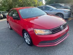 Volkswagen salvage cars for sale: 2015 Volkswagen Jetta SE