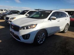 Salvage cars for sale at Brighton, CO auction: 2016 KIA Sorento SX