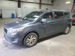 Salvage cars for sale from Copart Lufkin, TX: 2015 KIA Sedona LX