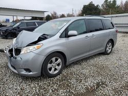 Salvage cars for sale at Memphis, TN auction: 2015 Toyota Sienna LE