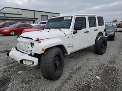 Salvage cars for sale at Earlington, KY auction: 2016 Jeep Wrangler Unlimited Sahara