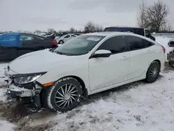 Salvage cars for sale at London, ON auction: 2019 Honda Civic EX