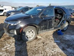 Salvage cars for sale at Woodhaven, MI auction: 2022 Chevrolet Equinox LT