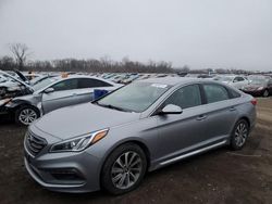 Salvage cars for sale at Des Moines, IA auction: 2015 Hyundai Sonata Sport