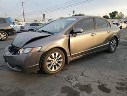 Vehiculos salvage en venta de Copart Colton, CA: 2009 Honda Civic EXL