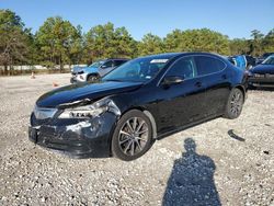 Salvage cars for sale at Houston, TX auction: 2015 Acura TLX