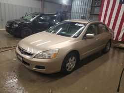 2007 Honda Accord LX en venta en West Mifflin, PA