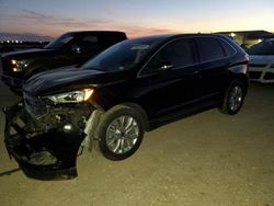 Salvage cars for sale at San Antonio, TX auction: 2020 Ford Edge Titanium