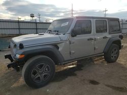 Salvage cars for sale at Chicago Heights, IL auction: 2018 Jeep Wrangler Unlimited Sport