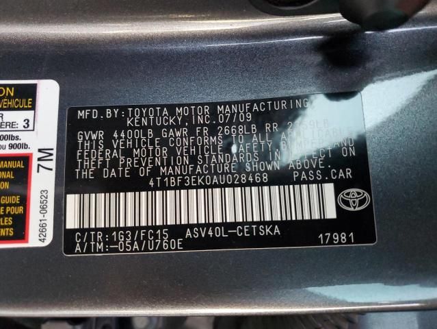 2010 Toyota Camry Base