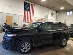 Salvage cars for sale at Des Moines, IA auction: 2017 Jeep Cherokee Latitude