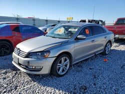 Volkswagen salvage cars for sale: 2013 Volkswagen Passat SEL