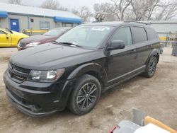 Salvage cars for sale from Copart Wichita, KS: 2018 Dodge Journey SE