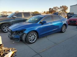 Salvage cars for sale at Sacramento, CA auction: 2017 Ford Fusion SE