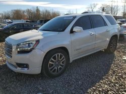 Salvage cars for sale at Chalfont, PA auction: 2013 GMC Acadia Denali