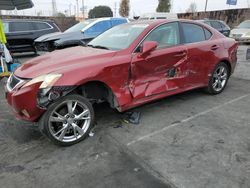 Salvage cars for sale from Copart Wilmington, CA: 2009 Lexus IS 250