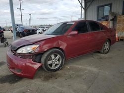 Toyota salvage cars for sale: 2002 Toyota Camry LE