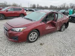 Salvage cars for sale at Columbus, OH auction: 2017 Subaru Impreza Premium