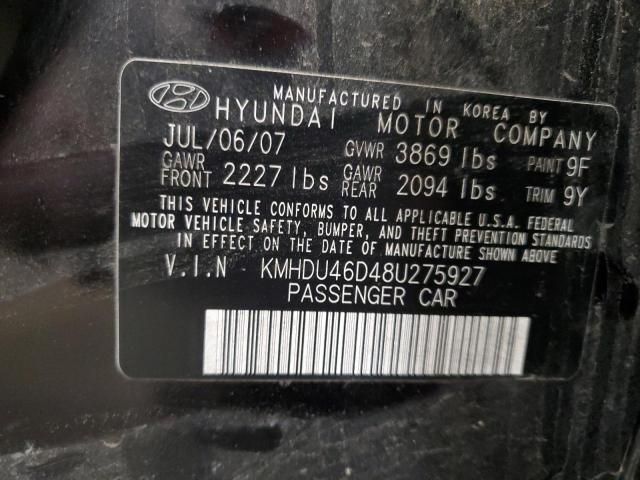 2008 Hyundai Elantra GLS