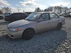 Toyota Corolla ce Vehiculos salvage en venta: 2001 Toyota Corolla CE