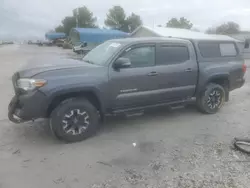 Salvage trucks for sale at Prairie Grove, AR auction: 2017 Toyota Tacoma Double Cab