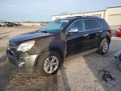 Salvage cars for sale at Kansas City, KS auction: 2012 Chevrolet Equinox LTZ