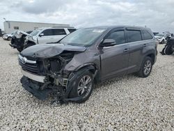 Toyota Highlander salvage cars for sale: 2016 Toyota Highlander LE