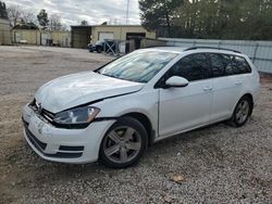 Salvage cars for sale at Knightdale, NC auction: 2015 Volkswagen Golf Sportwagen TDI S