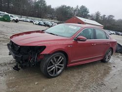 Salvage cars for sale from Copart Mendon, MA: 2017 Volkswagen Passat R-Line