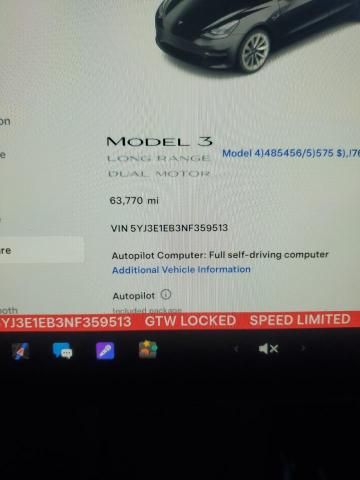 2022 Tesla Model 3