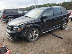 Salvage cars for sale at Greenwell Springs, LA auction: 2017 Dodge Journey Crossroad